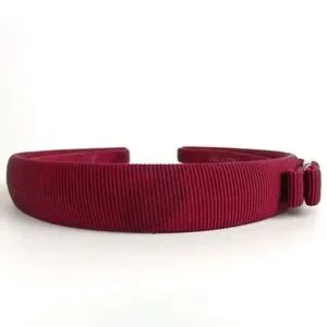 Salvatore Ferragamo Burgundy Headband with Bow Salvatore Ferragamo | Accessories | Salvatore Ferragamo  main image 3